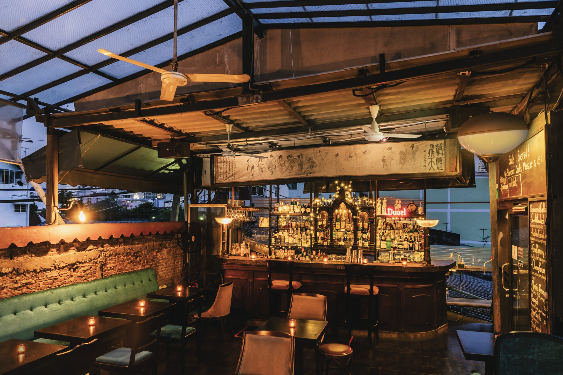 Bangkok's best bars | the bar area and seats at 12 x 12