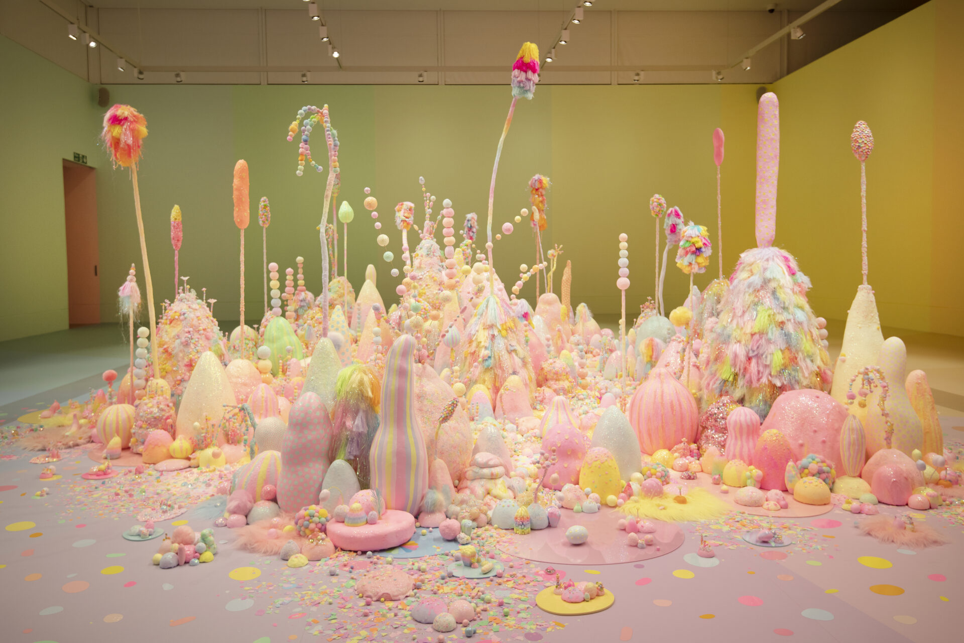 Things to do in London in June | A giant pastel-coloured installation at Food Forever at Kew Gardens