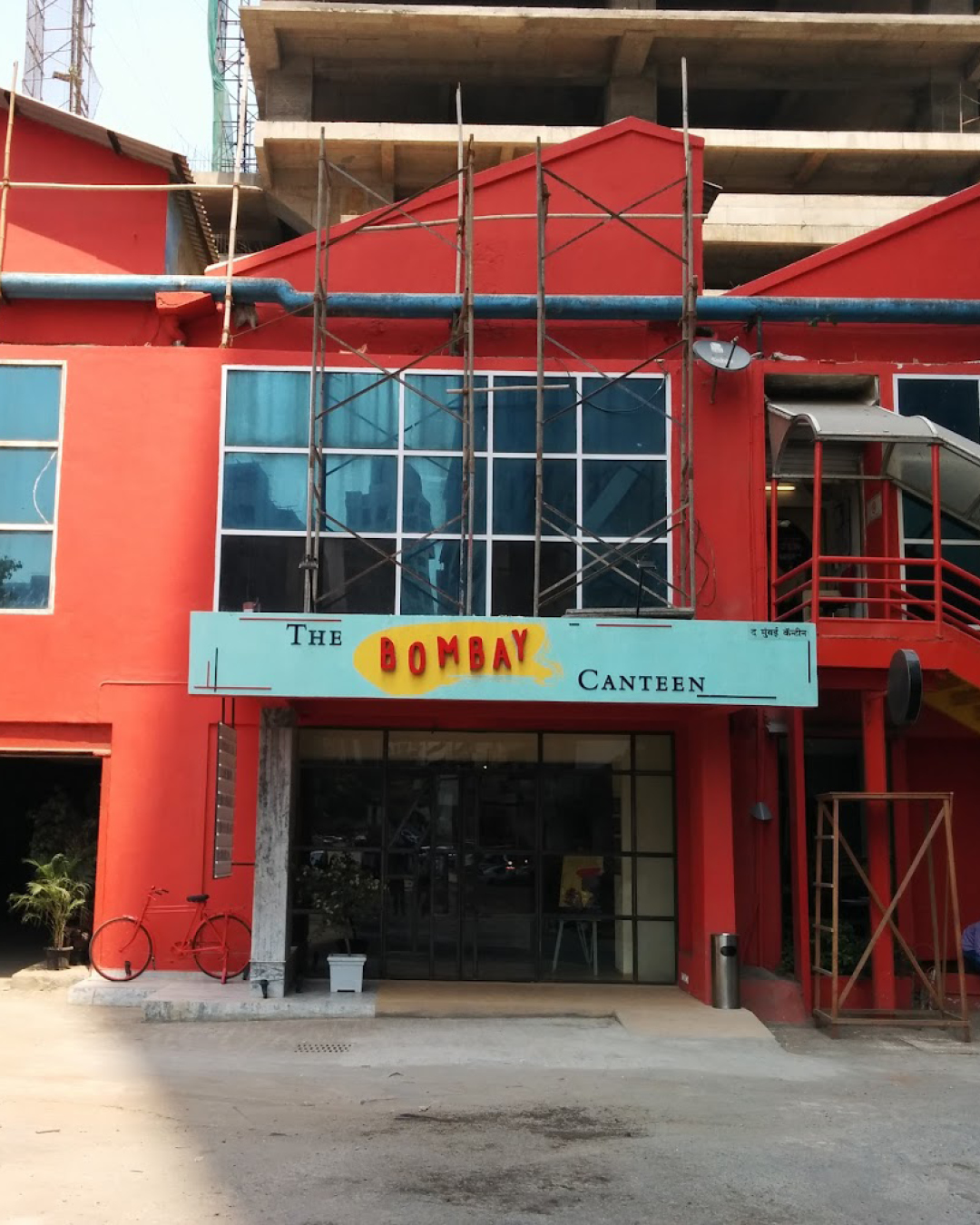 The exterior of The Bombay Canteen