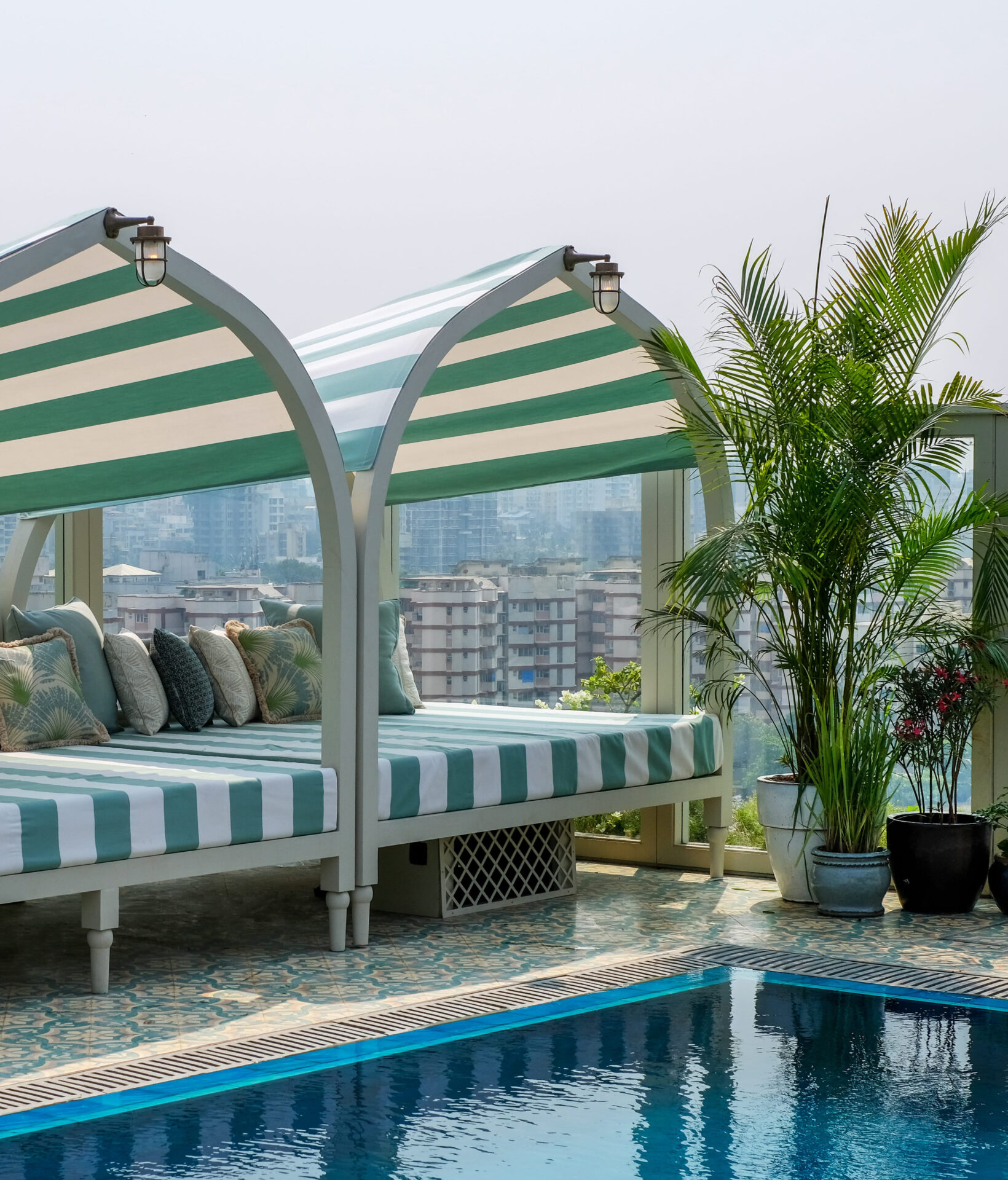 The best hotels in Mumbai | The poolside at Soho House Mumbai