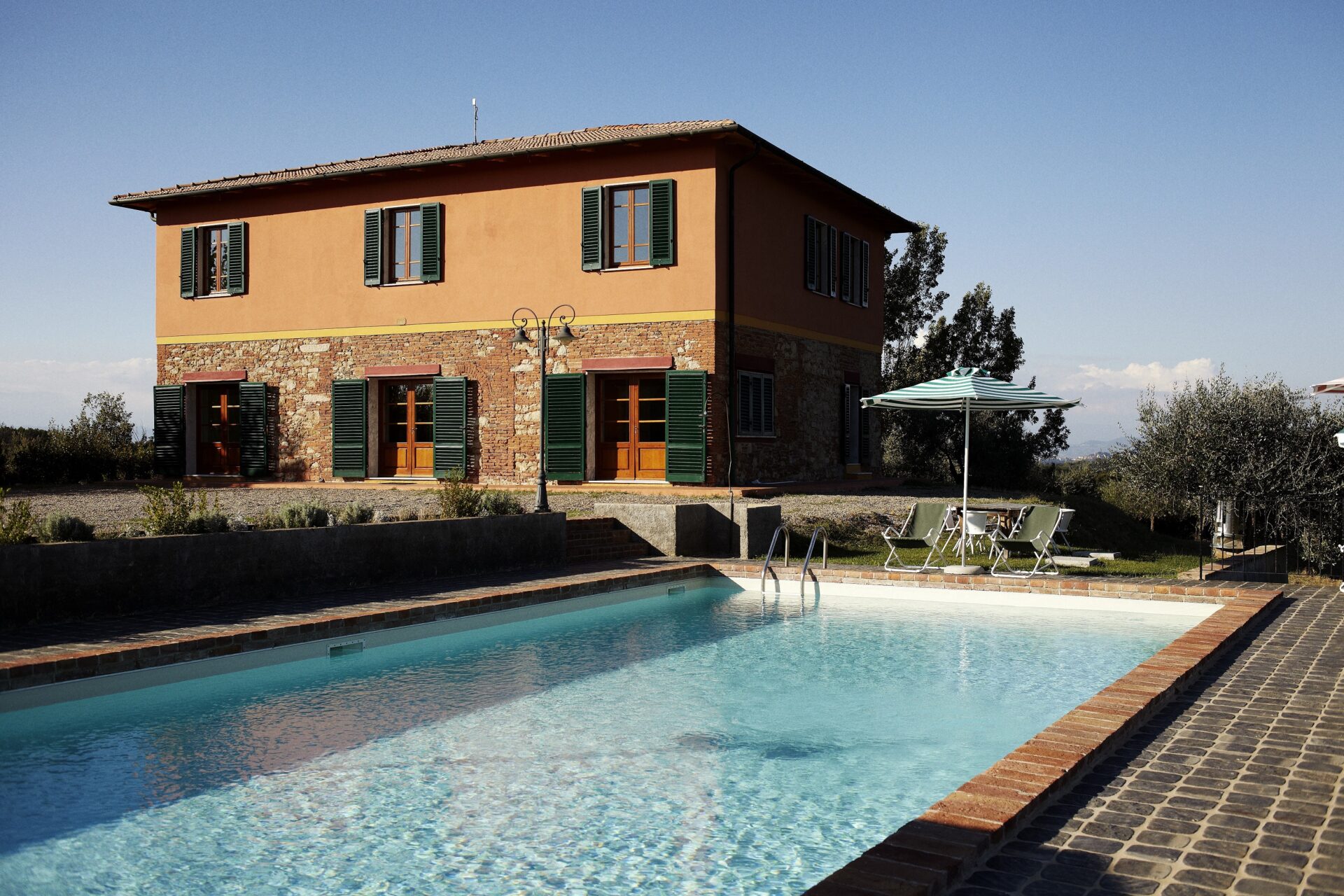 Inside Villa Lena, an art retreat and hotel in the Tuscan Hills | Pool at Villa Lena