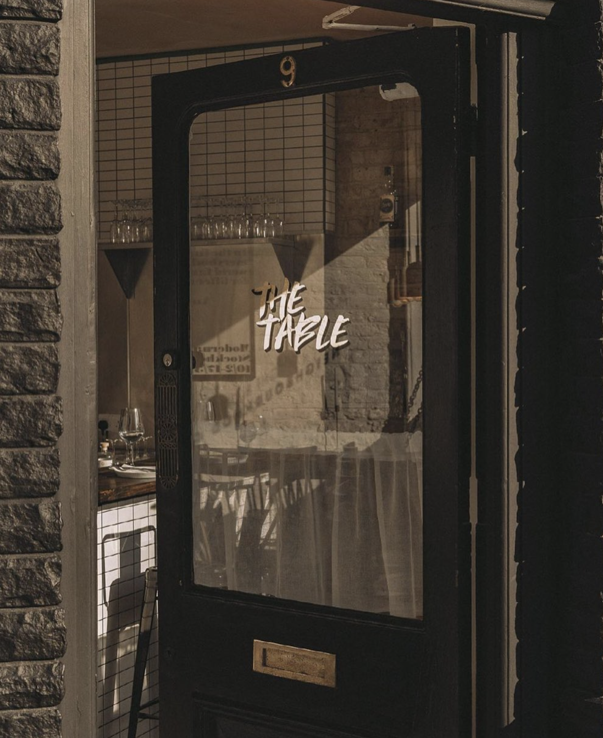 An alternative literary tour of the Kent coastline | The front door opening to The Table restaurant in Broadstairs