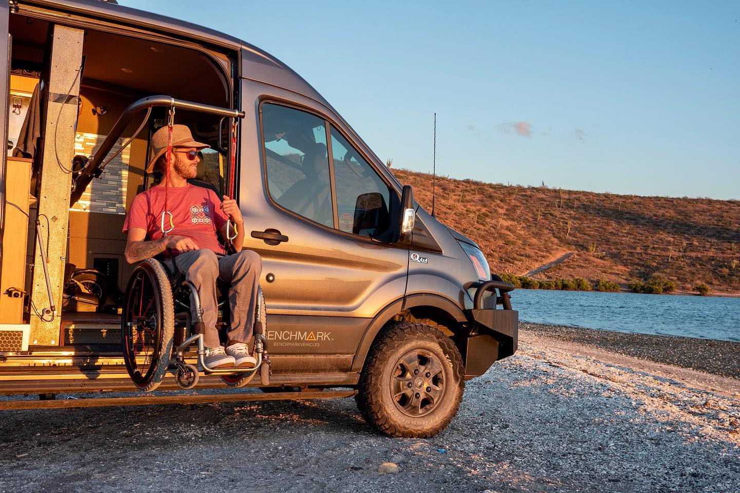 vanlife movement | Quadriplegic adventure photographer Kirk Williams in his van