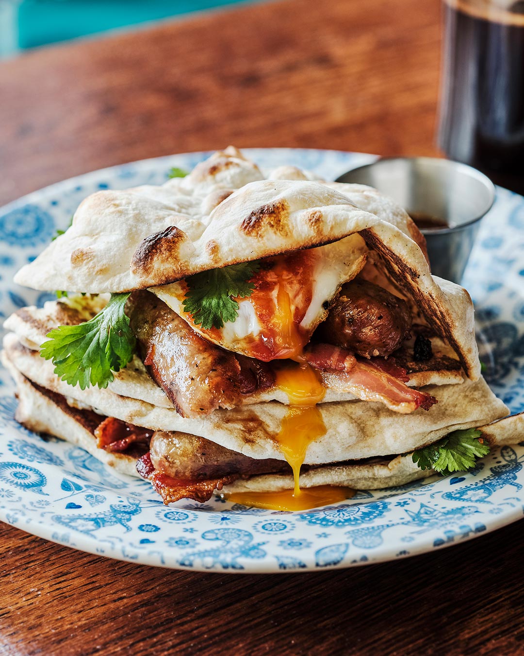 Naan dish by Dishoom, soon to appear at New York restaurant Pastis