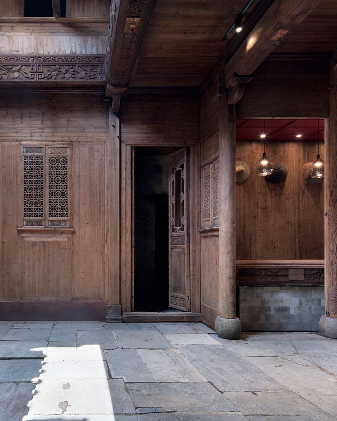 the traditional interiors of Wuyuan Skywells in Jiangxi