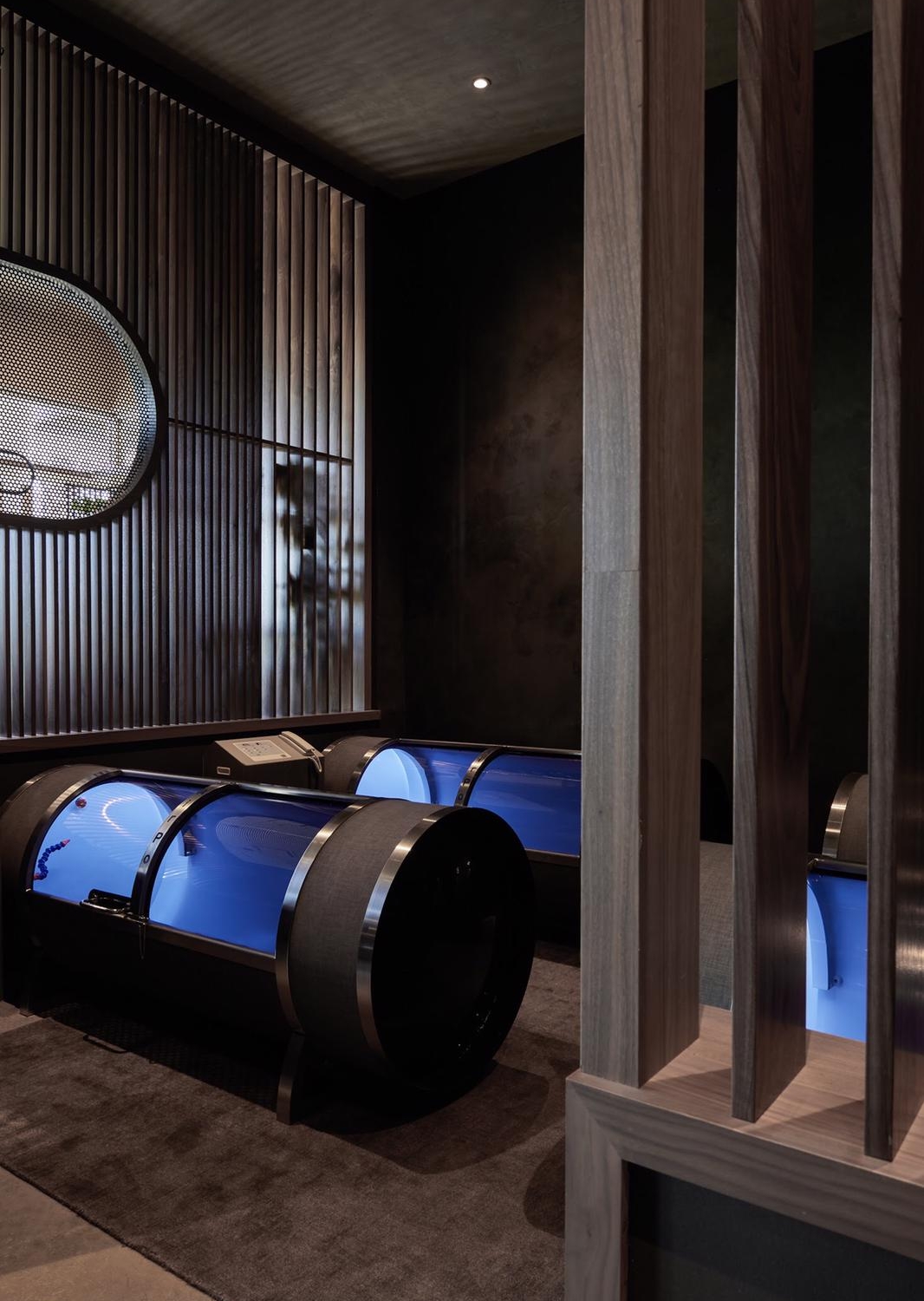 A Hyperbaric Oxygen Chamber at Remedy Place, a 'social wellness club' with outposts in New York and Los Angeles