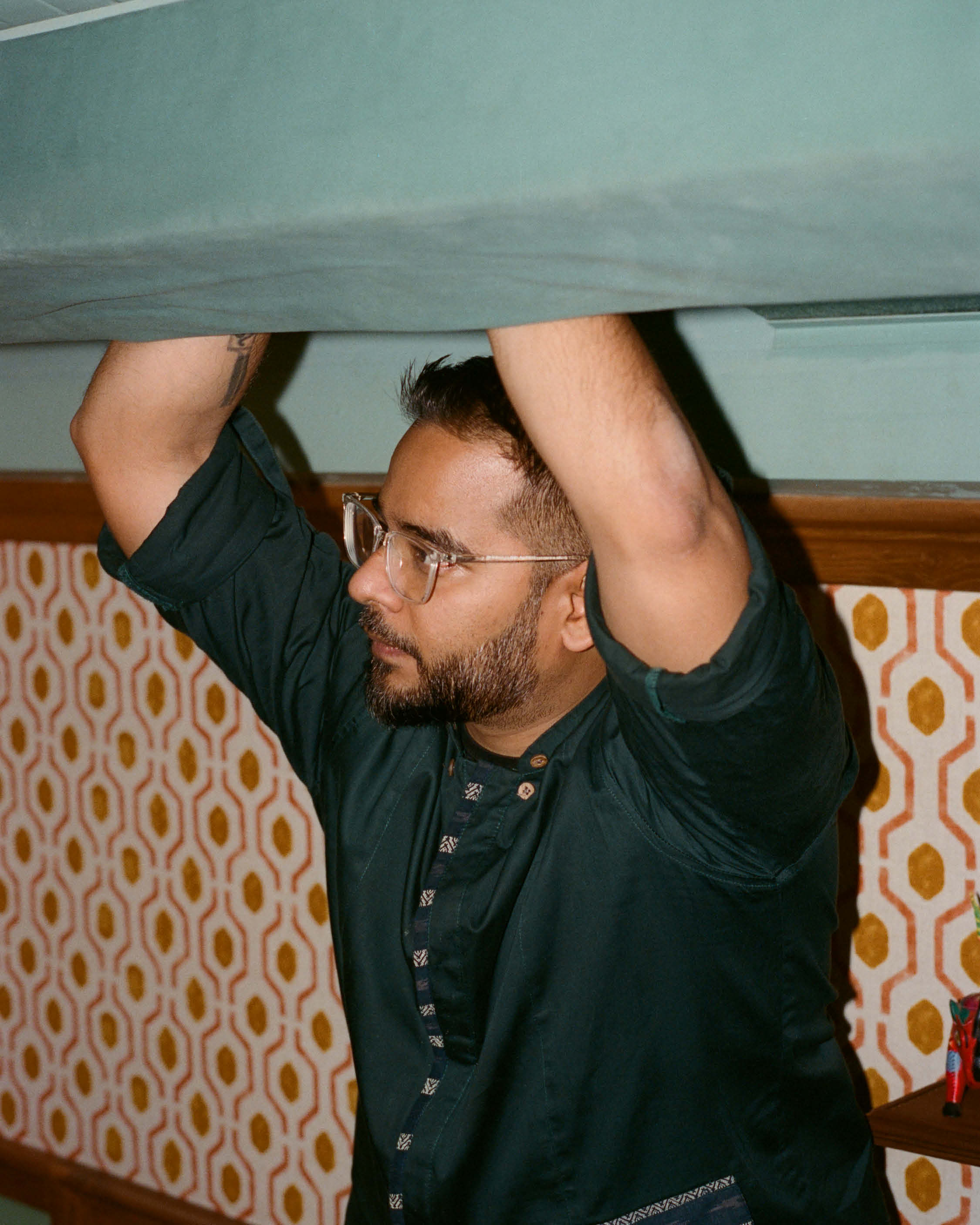 Shahzad at his new chef’s counter space Papa’s.