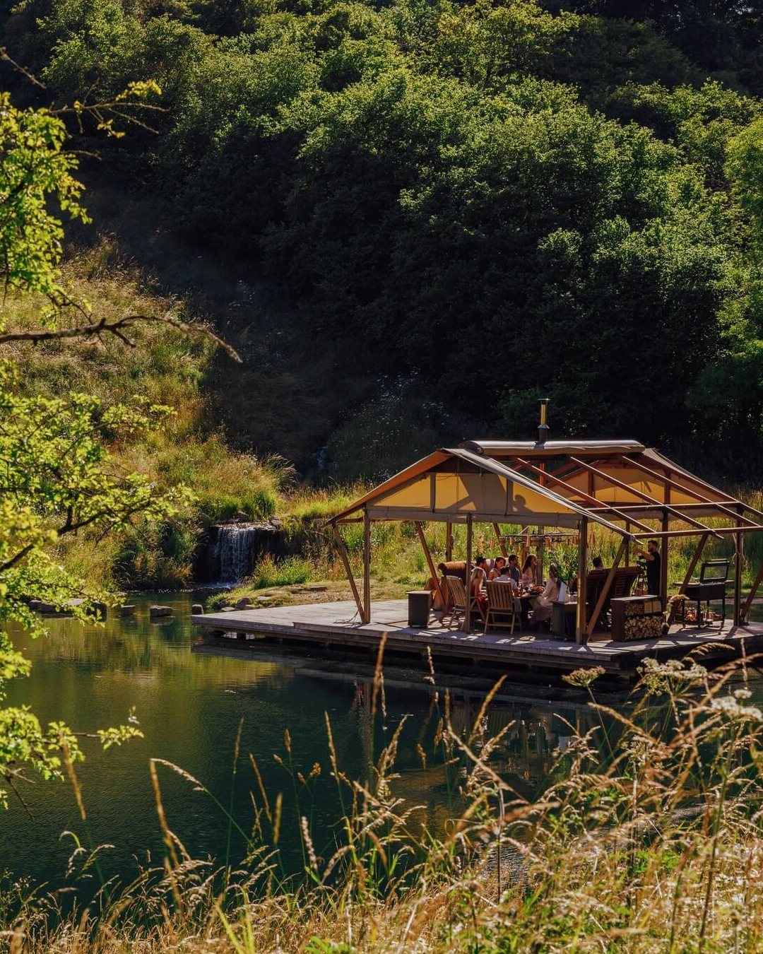 Guy Ritchie's lakeside Wildkitchen in Wiltshire