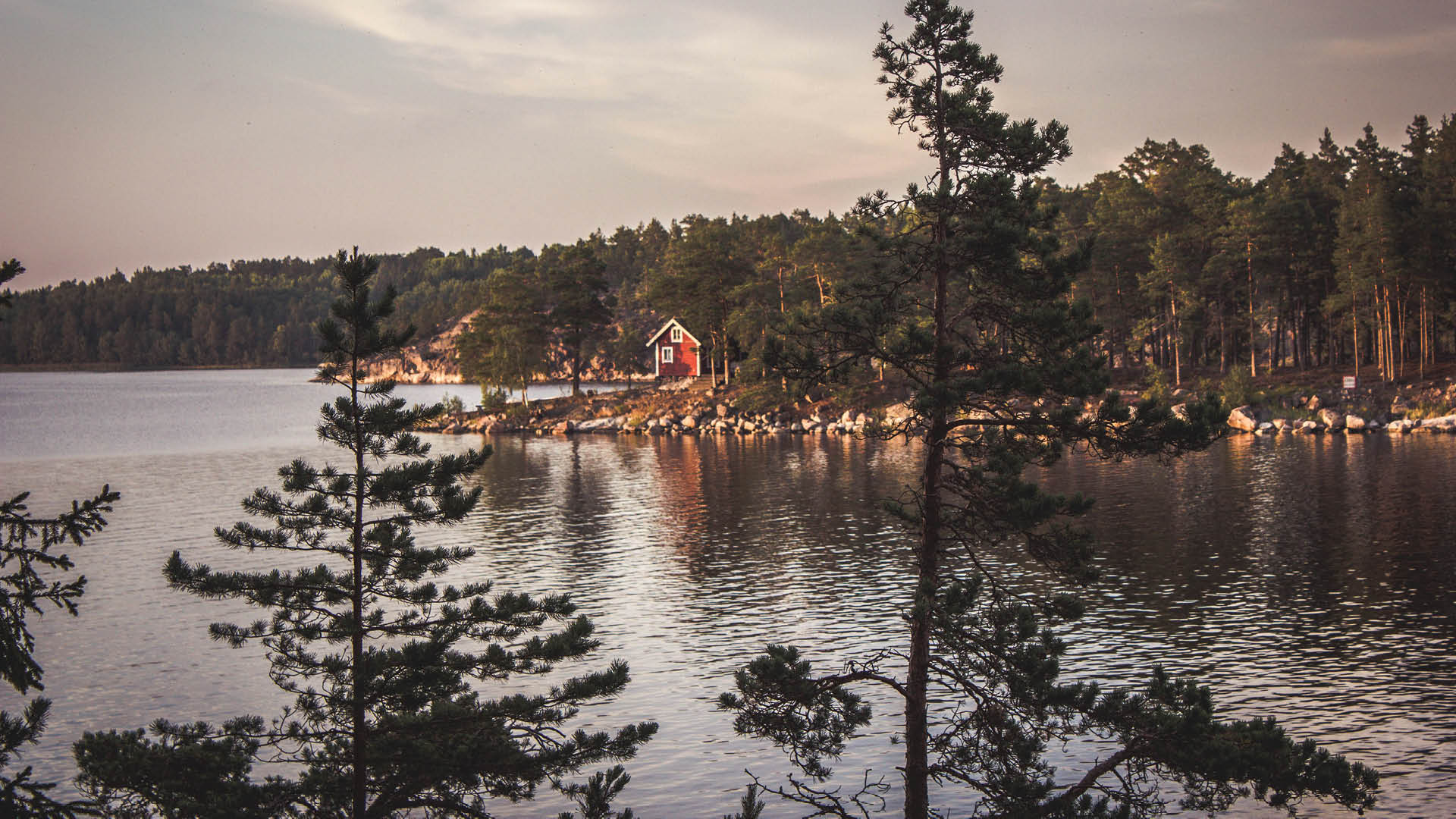 A summer house on a small island in Sweden