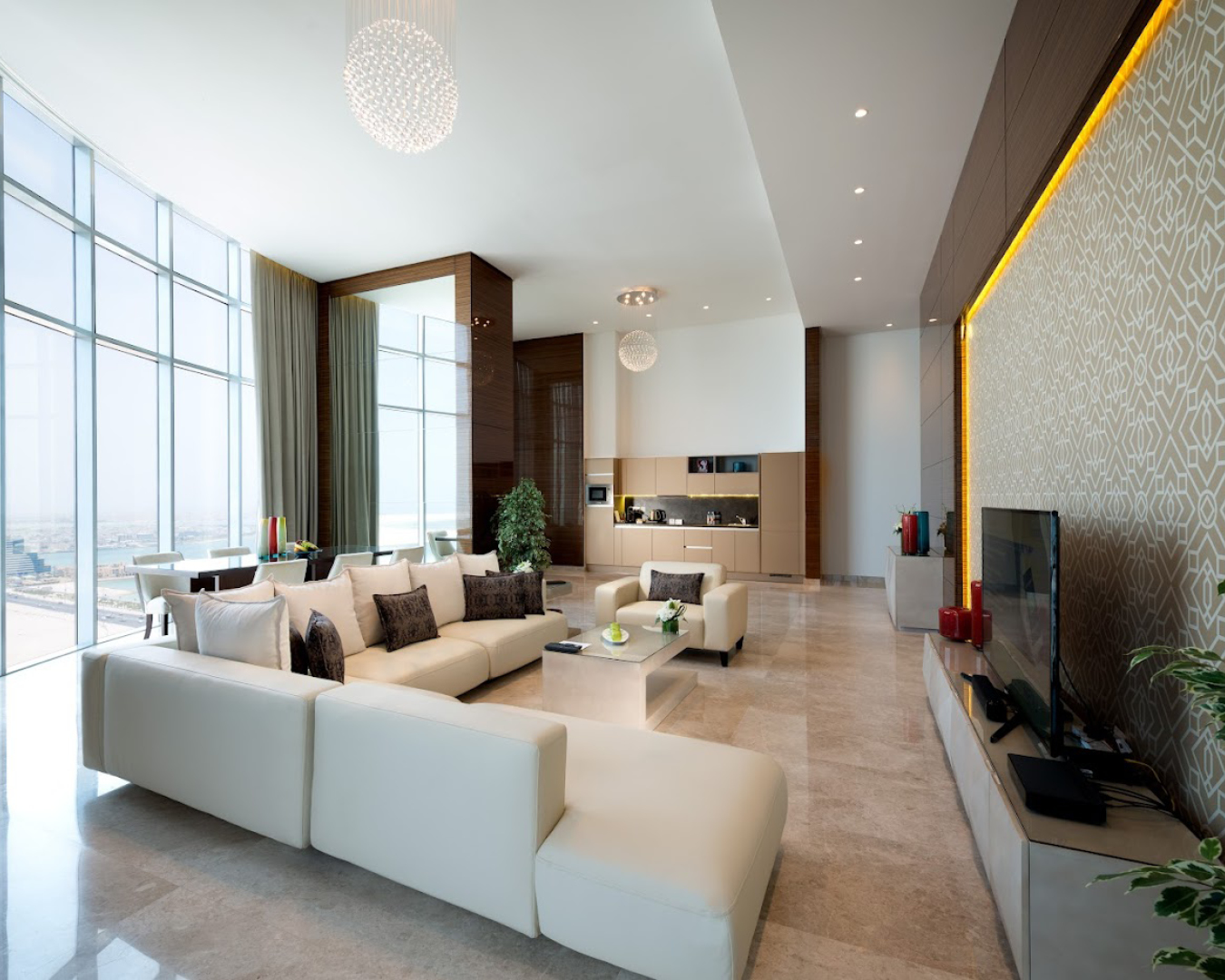 The penthouse at Fraser Suites Diplomatic Area Residence, Bahrain