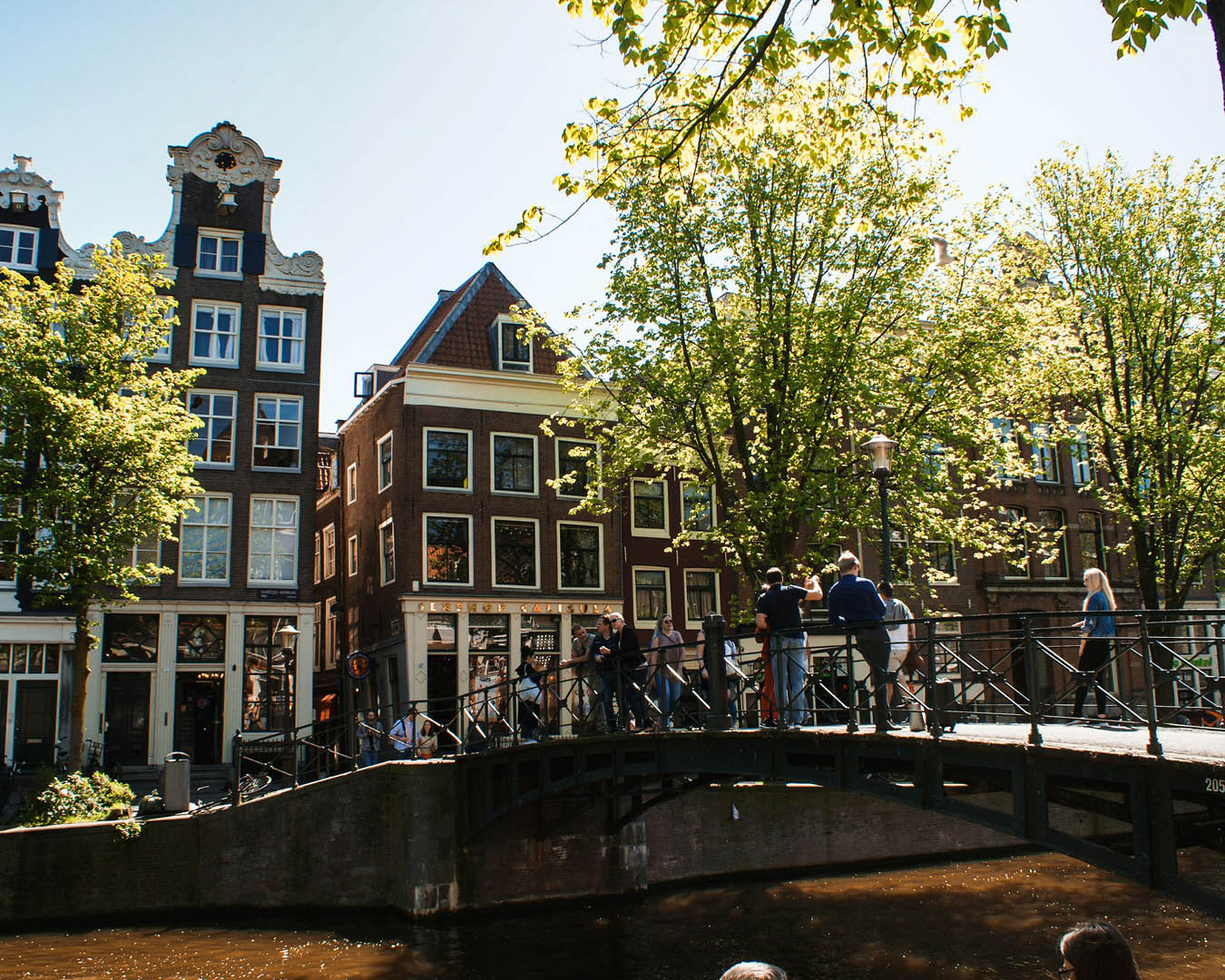 Amsterdam townhouse overlooking a canal