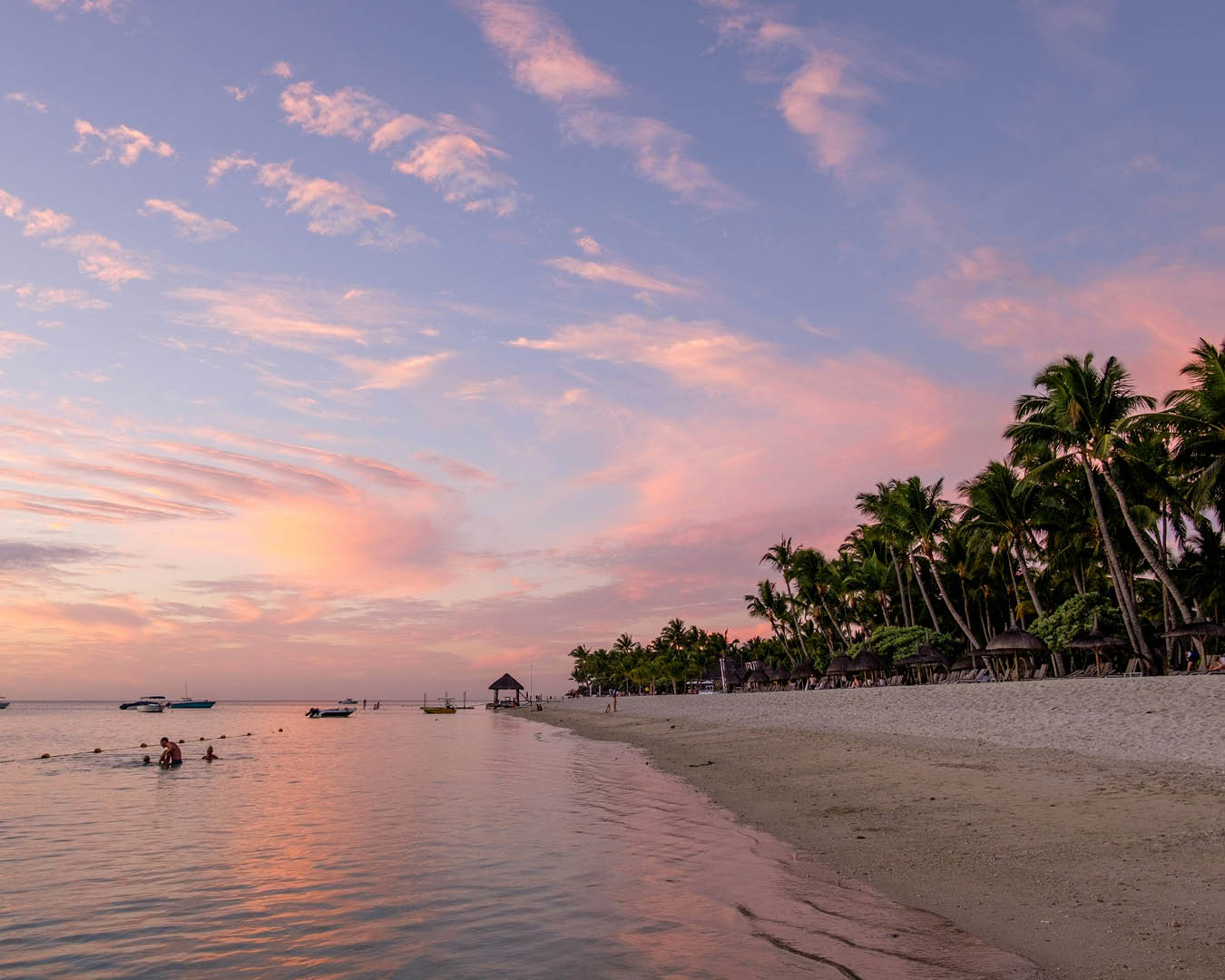 Sunset in Mauritius