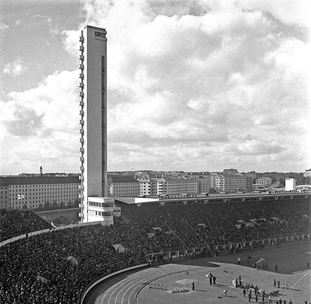 Helsinki Olympic Stadium and tower