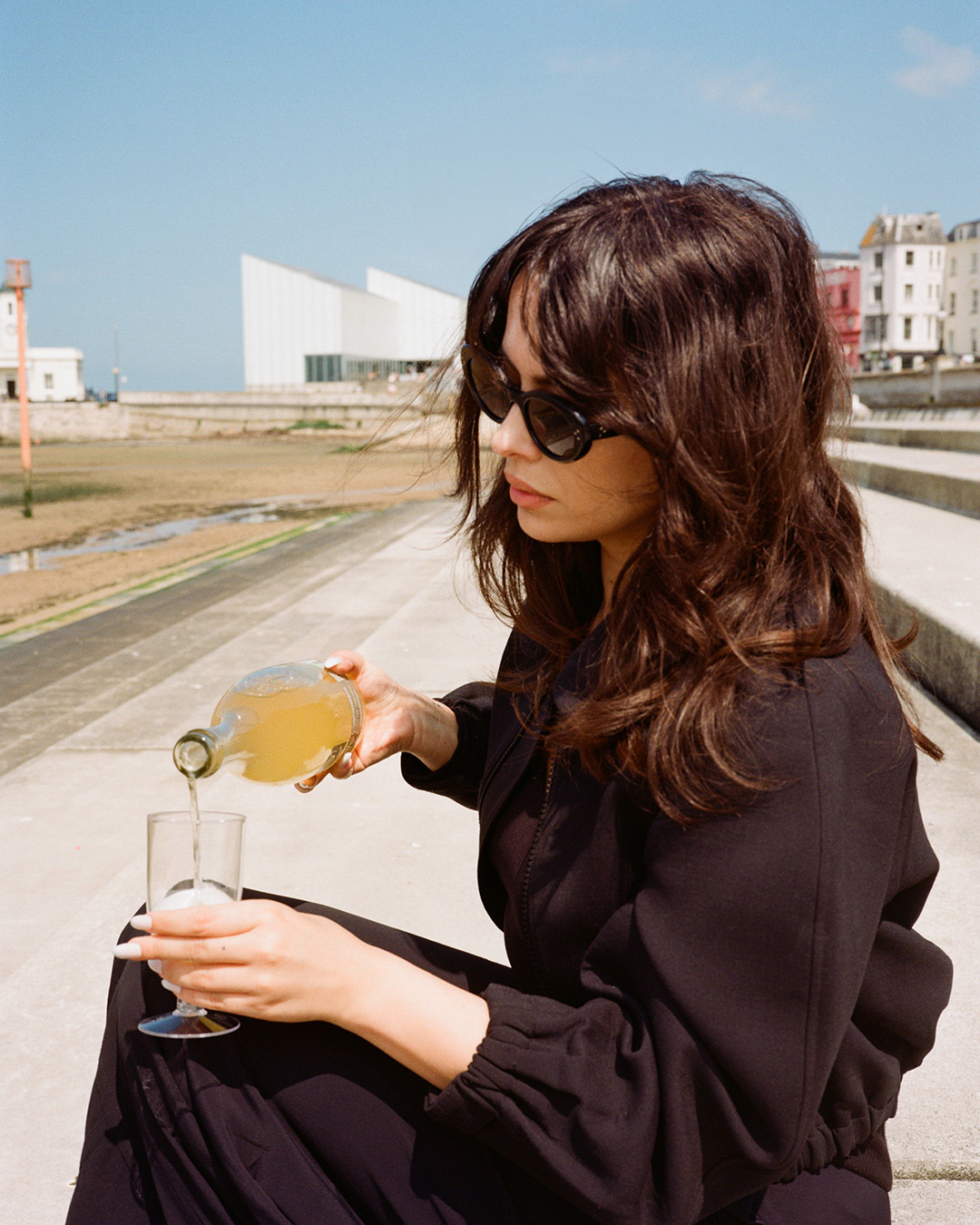 Wine expert Hannah Crosbie photographed in Margate