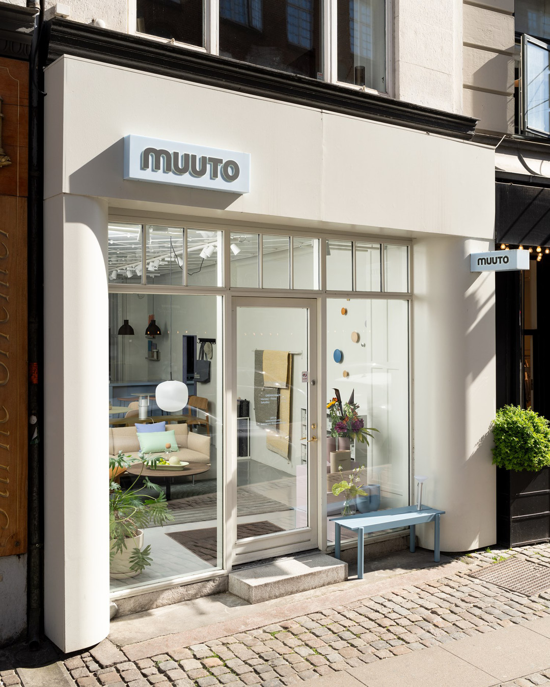 The Muuto store shopfront in Copenhagen.