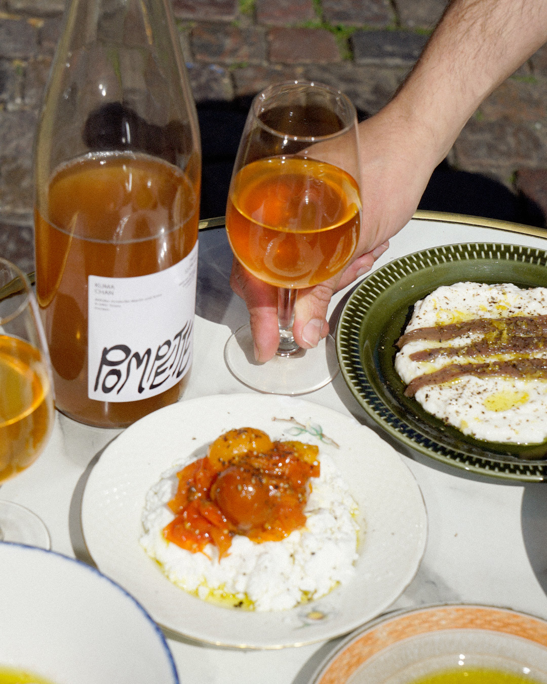 Small plates and orange wine at Pompette bar in Nørrebro