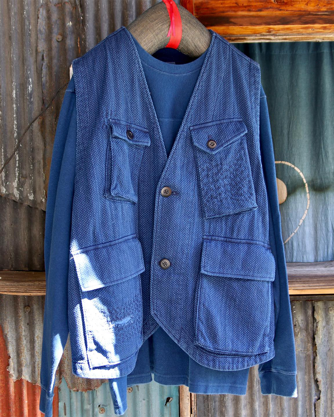 Denim on display at Okura