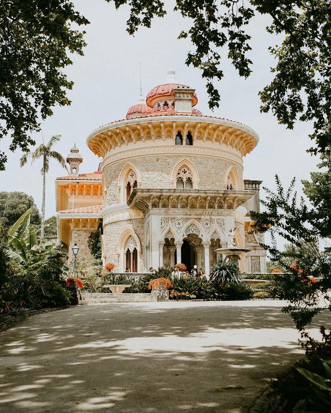 Rustic building in Sintra, Portugal, showcasing unique architectural features, photo by Hakon Areskjold.