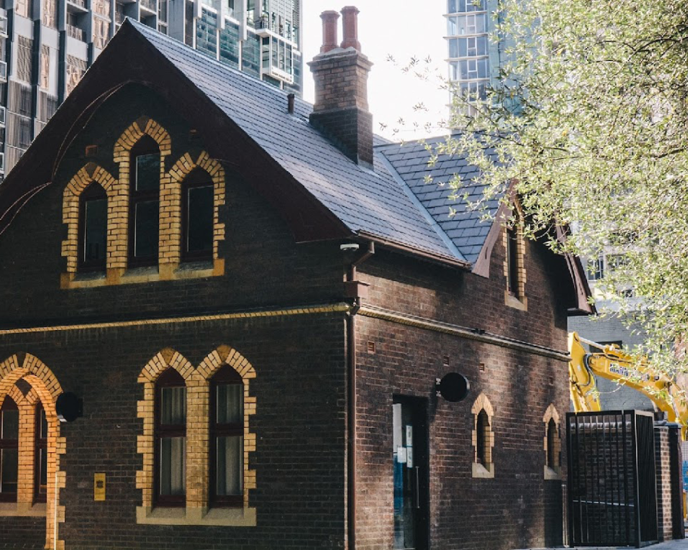 The unassuming exterior of Caretaker's Cottage in CBD