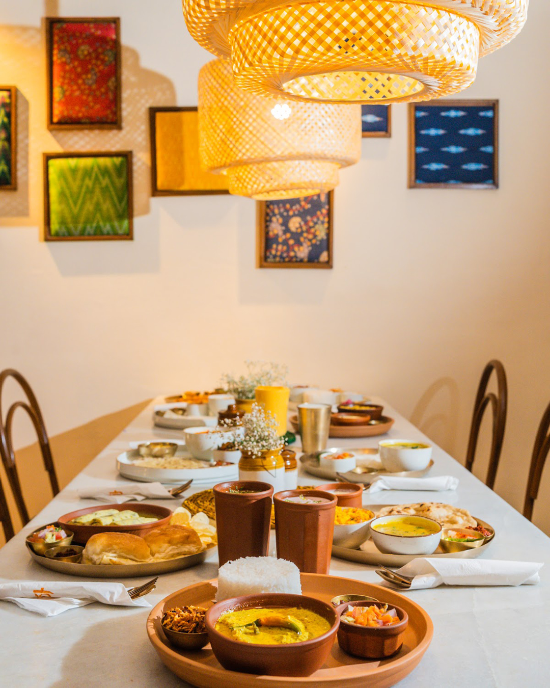 Indian cuisine served at Folk restaurant in Fort, Mumbai.