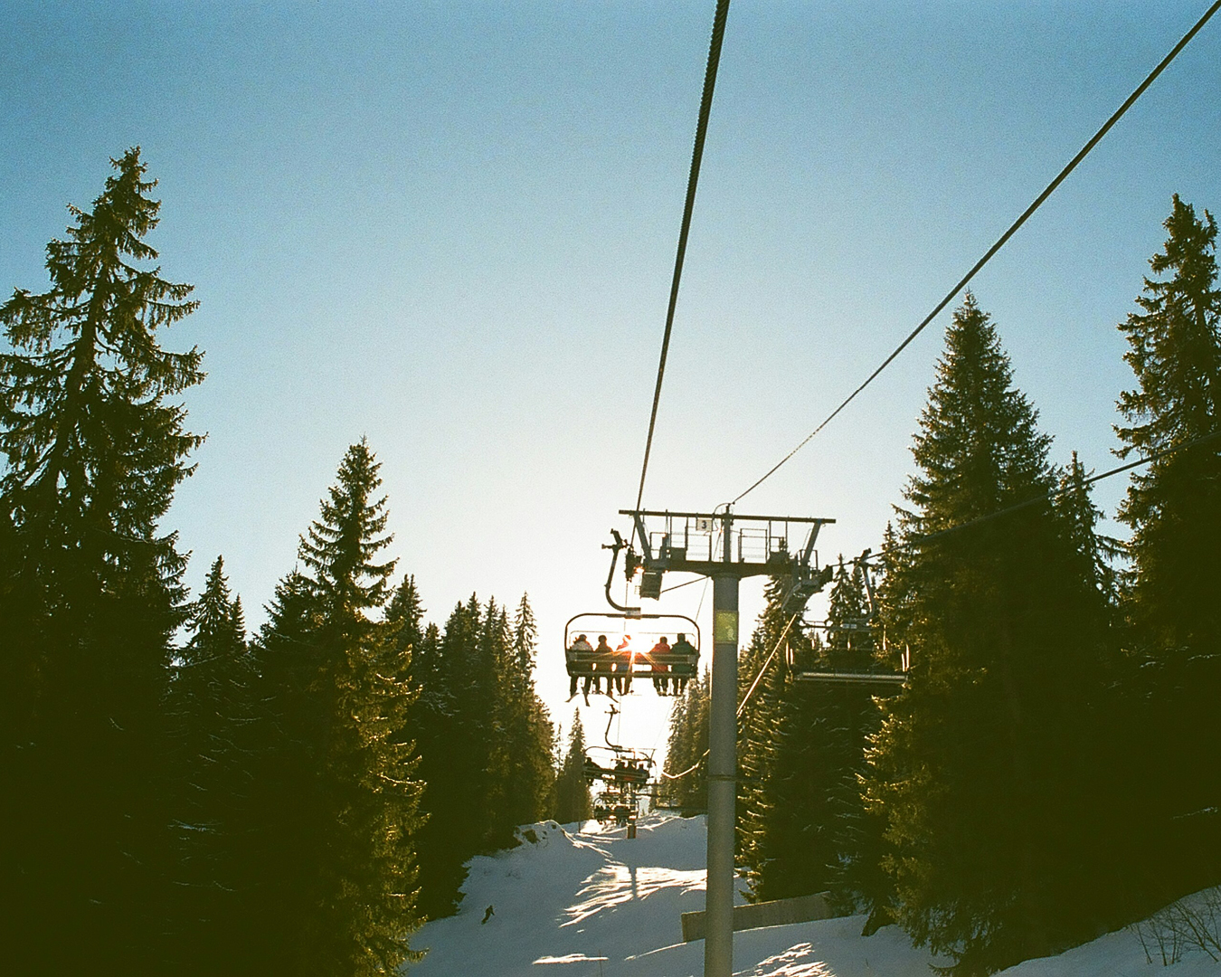 Avoriaz 1800 ski lift at Morzine, France