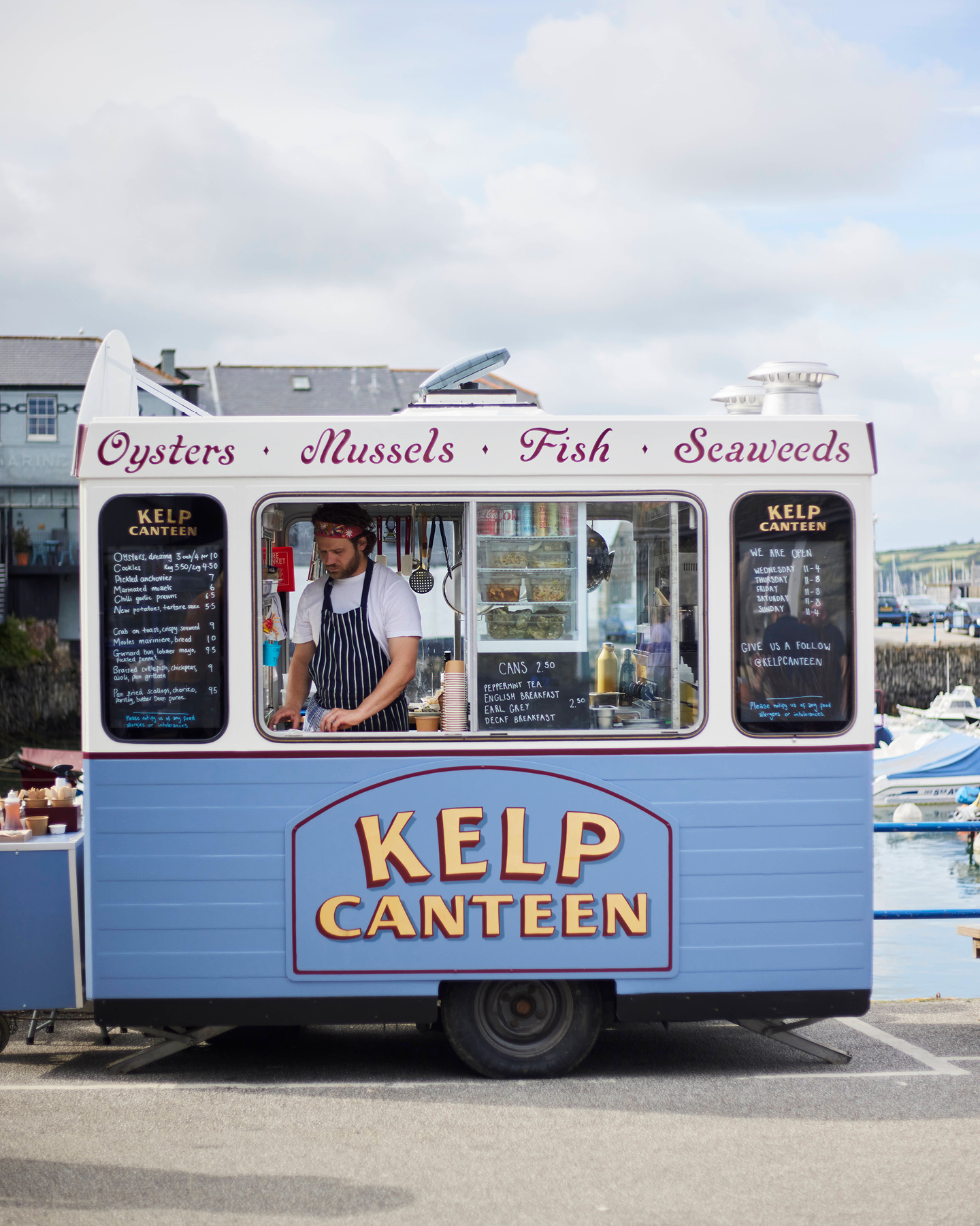 Kelp Canteen on Falmouth's waterfront