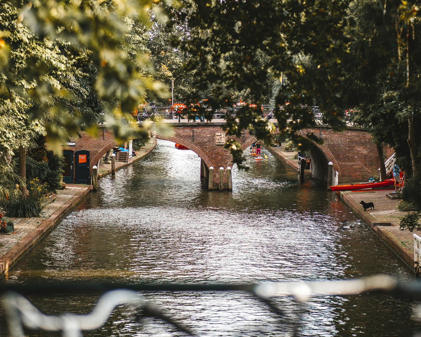 A bridge over a canal in Utrecht.