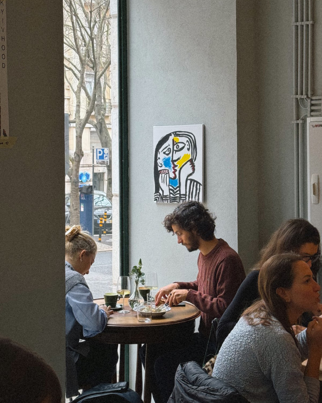 Table for two at The Layers, Lisbon