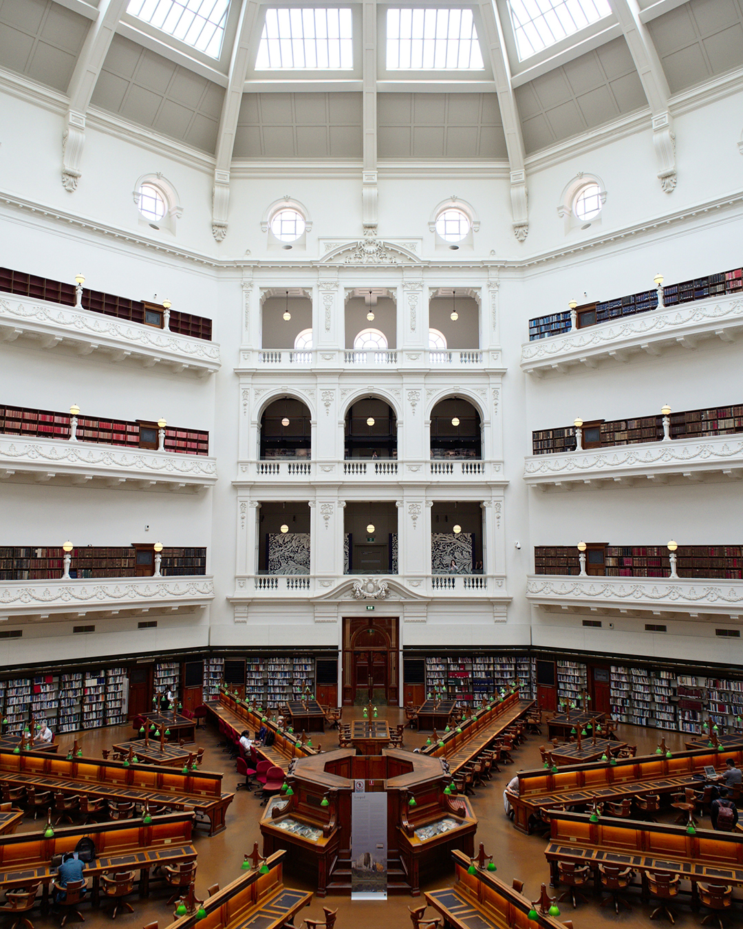 Inside State Library Victoria in Melbourne. Photo by Nate Watson