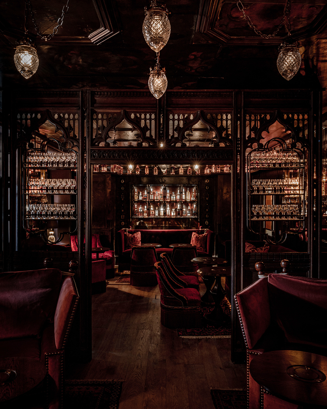 The interior of Bertie's Bar at The Fife Arms