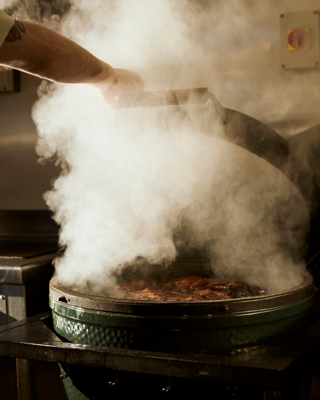 Smoking dish at The New Inn, Cotswolds