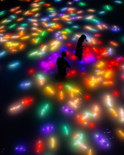 Immersive art at teamLab Planets Tokyo