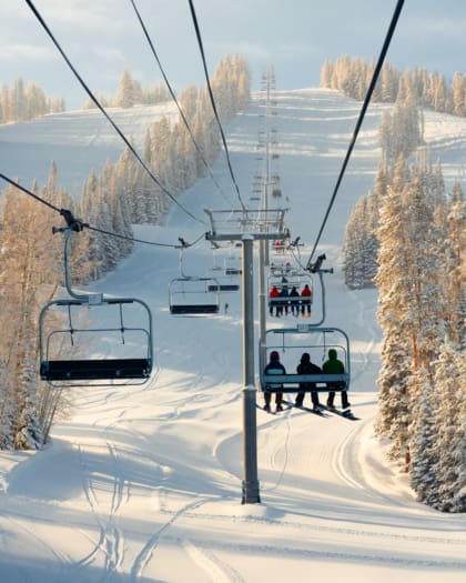 Ski lift at Aspen Snowmass, Colorado