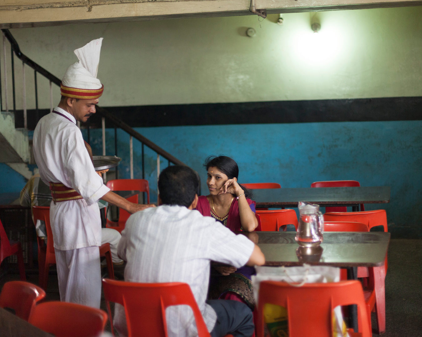 Diners in Thrissur, Kerala