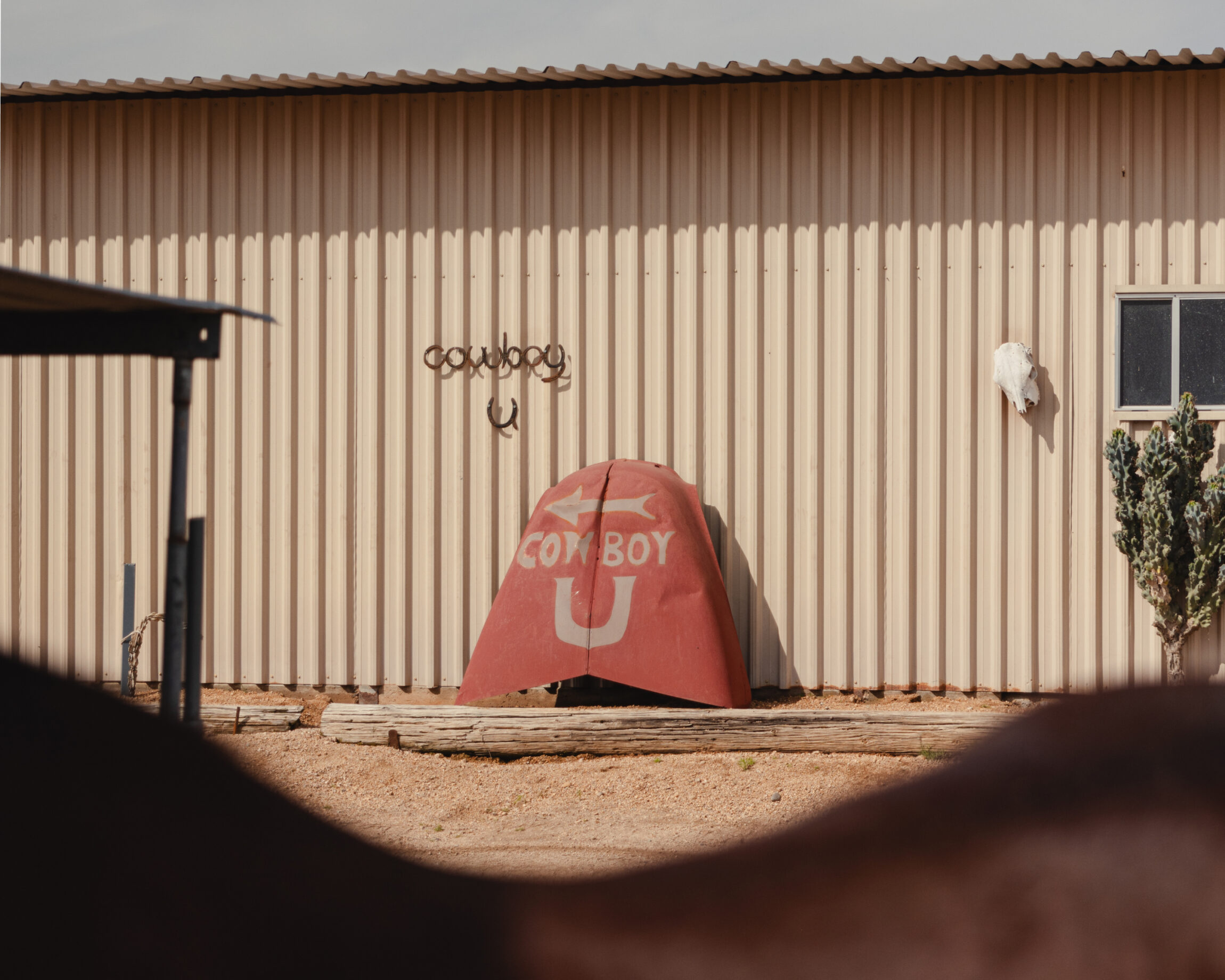 Ranch outbuildings at Arizona Cowboy College