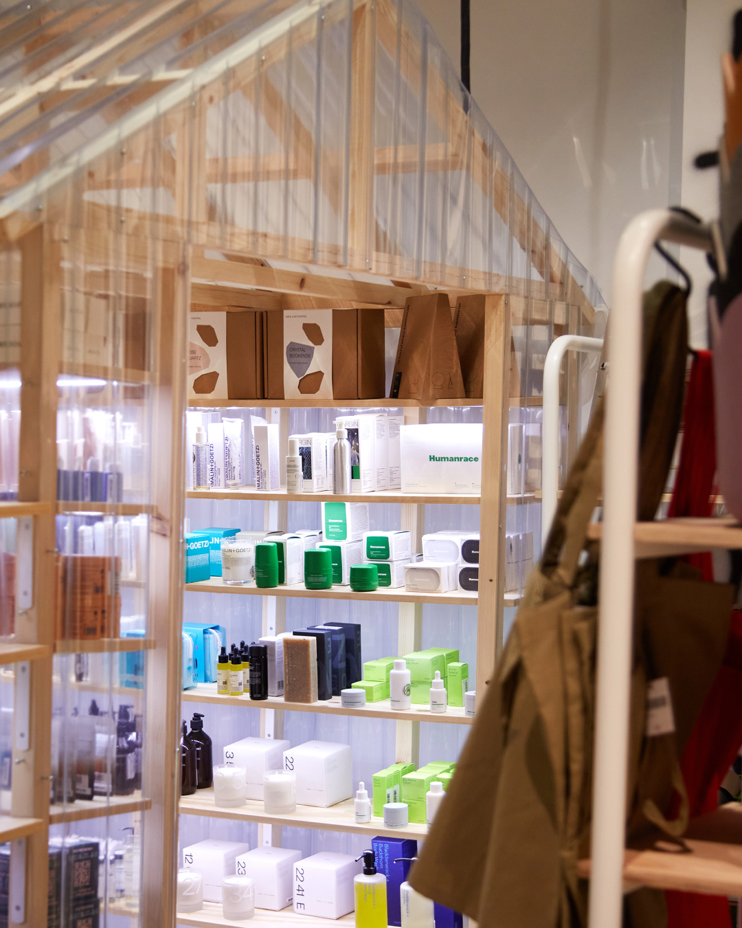 The best shops in London | the beauty section at Goodhood in Spitalfields