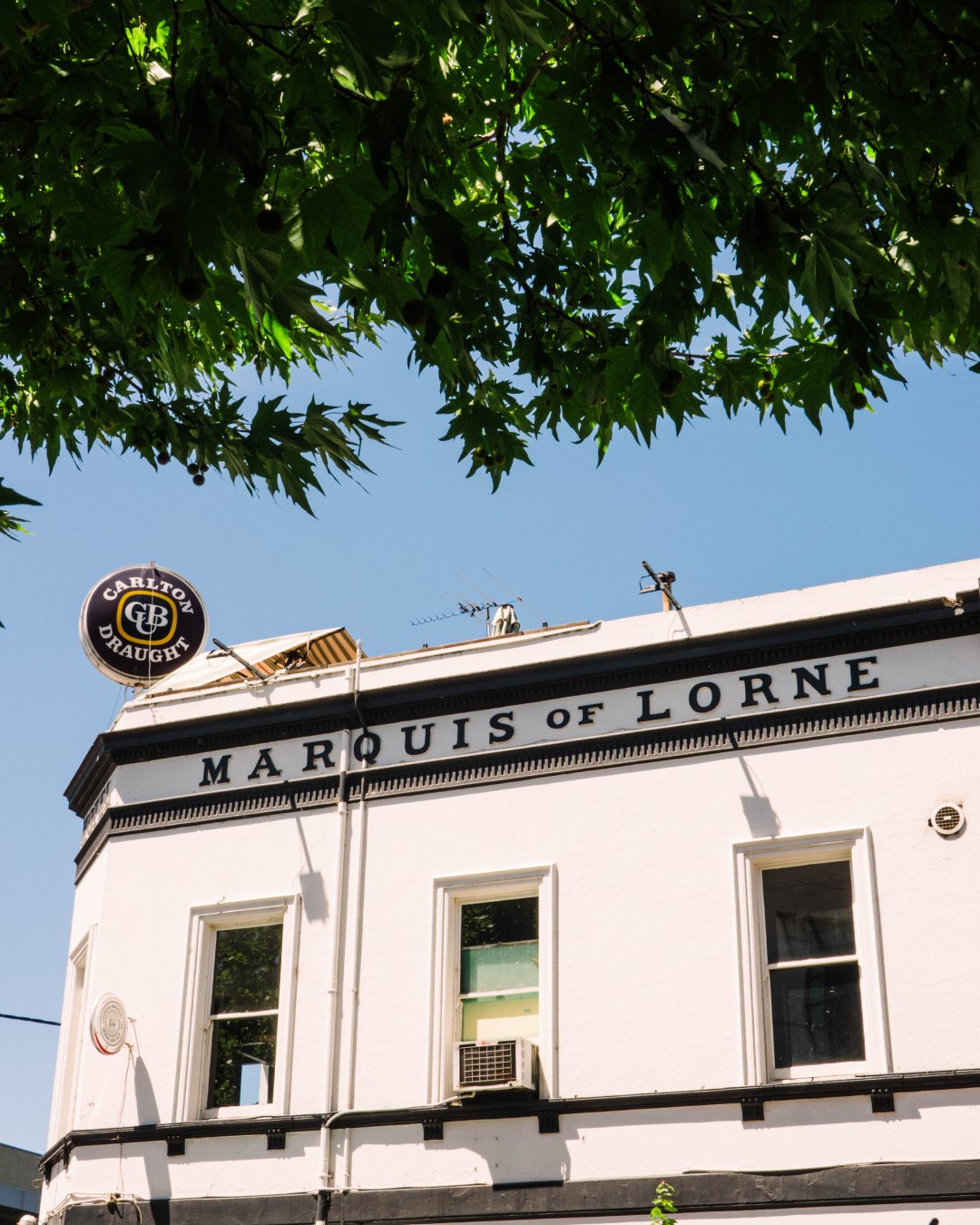 The exterior of Marquis of Lorne in Fitzroy, Melbourne