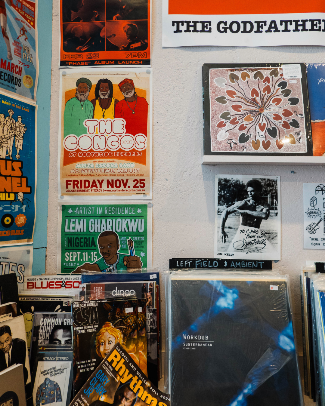 Vinyls for sale at Northside Records in Fitzroy Melbourne. Photography by Julia Clark