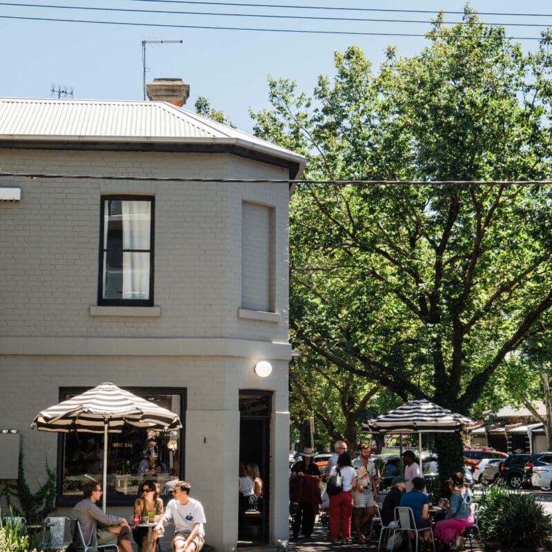 The exterior of Napier Quarter in Fitzroy, Melbourne