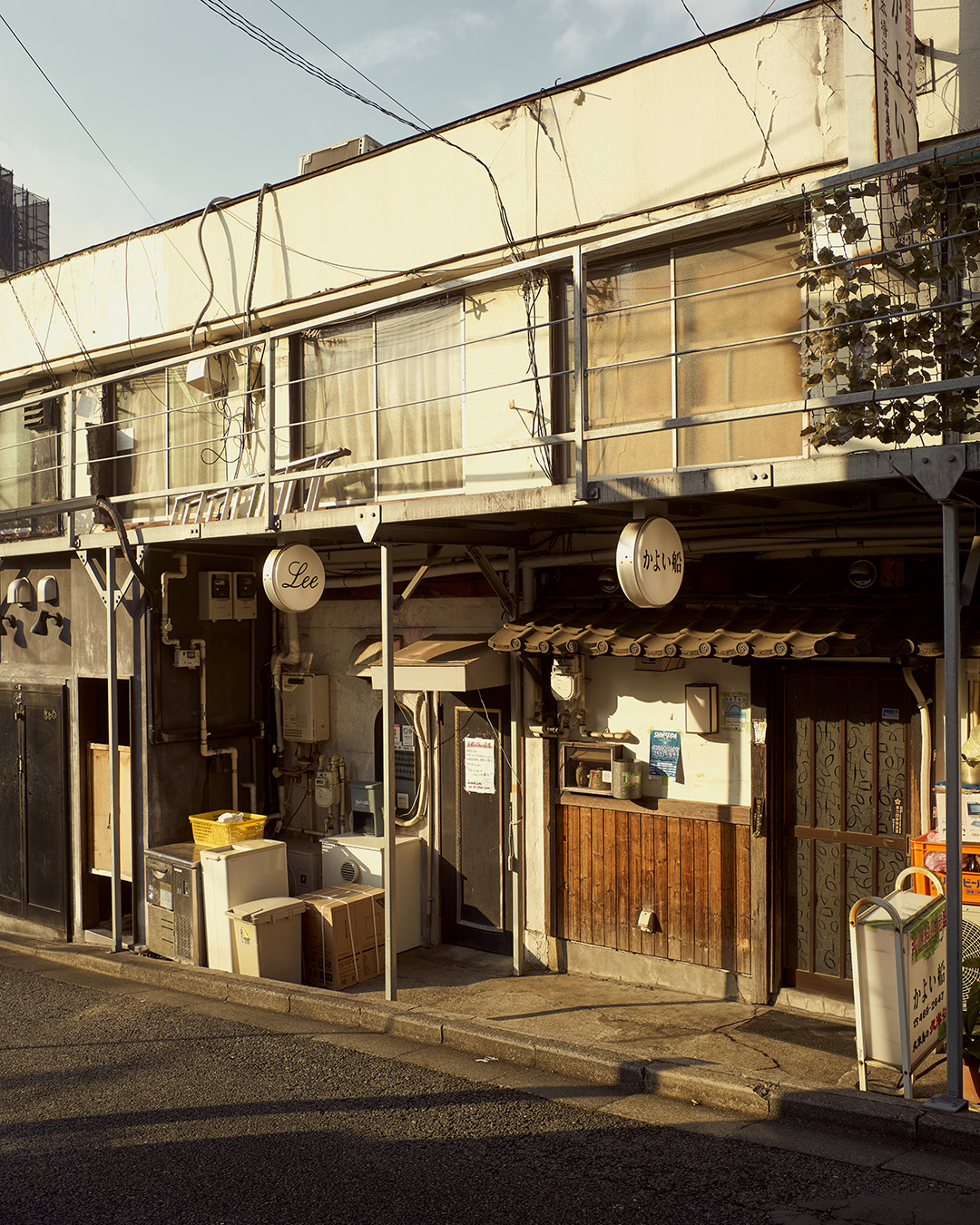 A quiet shop front in Shimonika, Tokyo