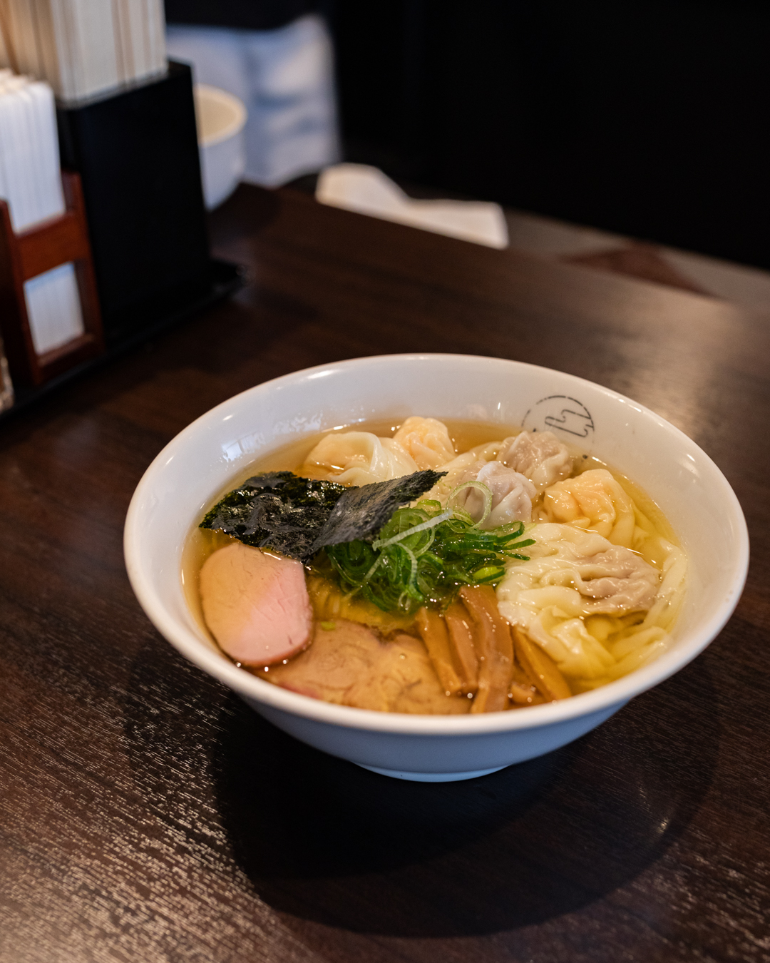 Yakumo draws crowds for its renowned wonton ramen. Photography by Yuuki Tadokoro