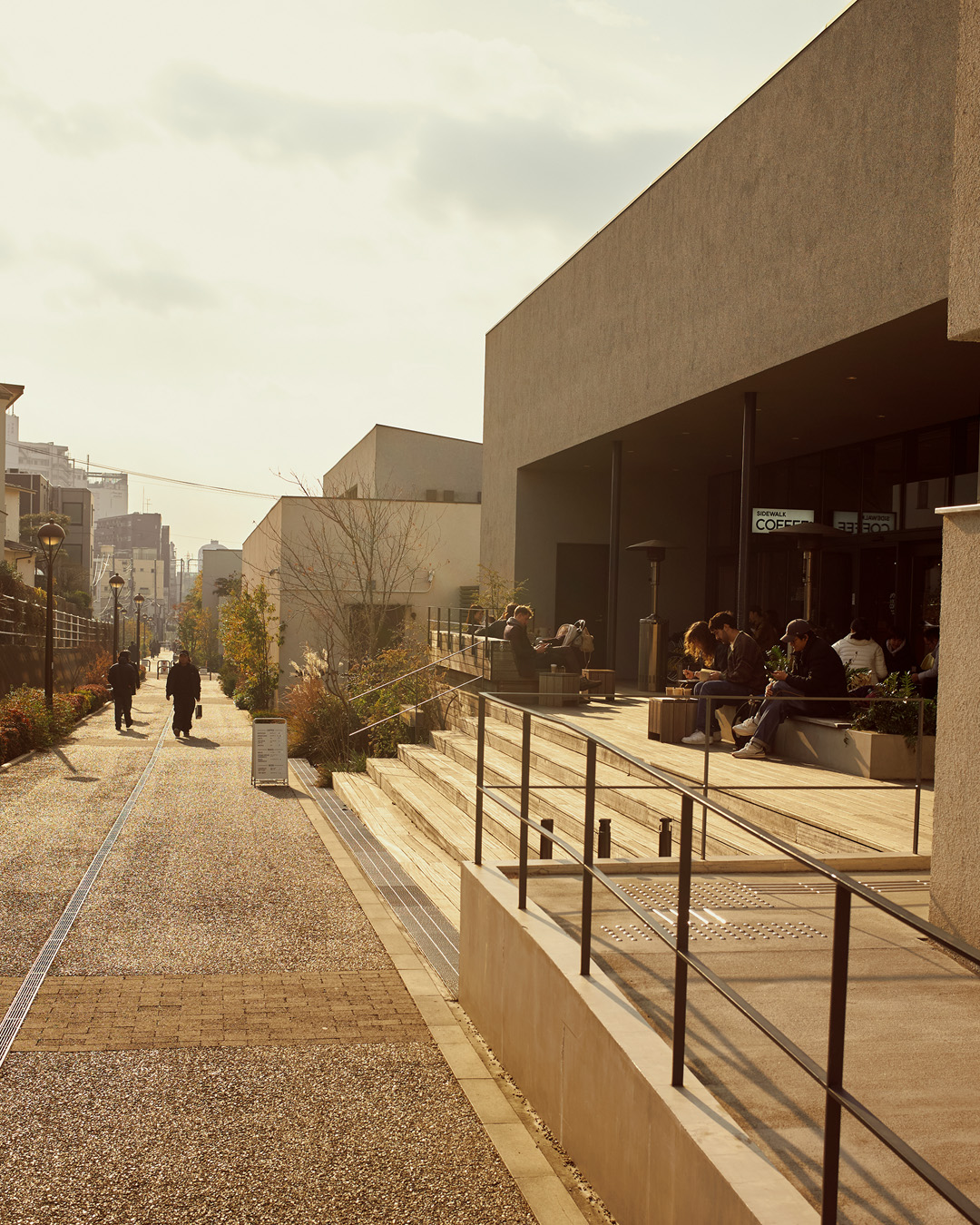 A quiet street in Shimokitazawa, Tokyo