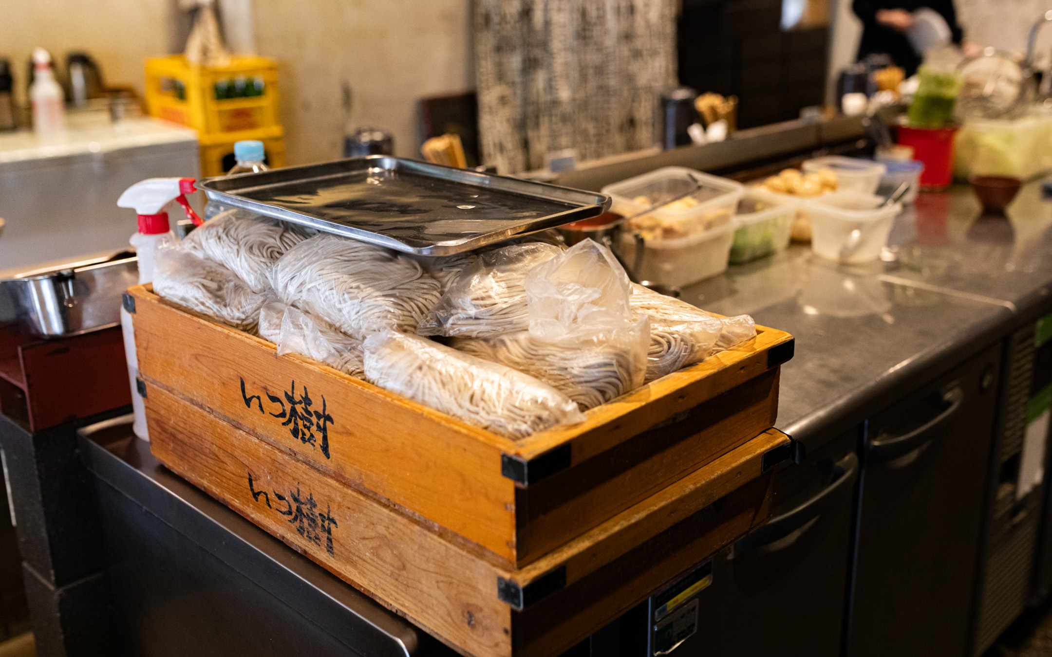 Ingredients at Tsukemen Gonokami Seisakusho. Photography by Yuuki Tadokoro